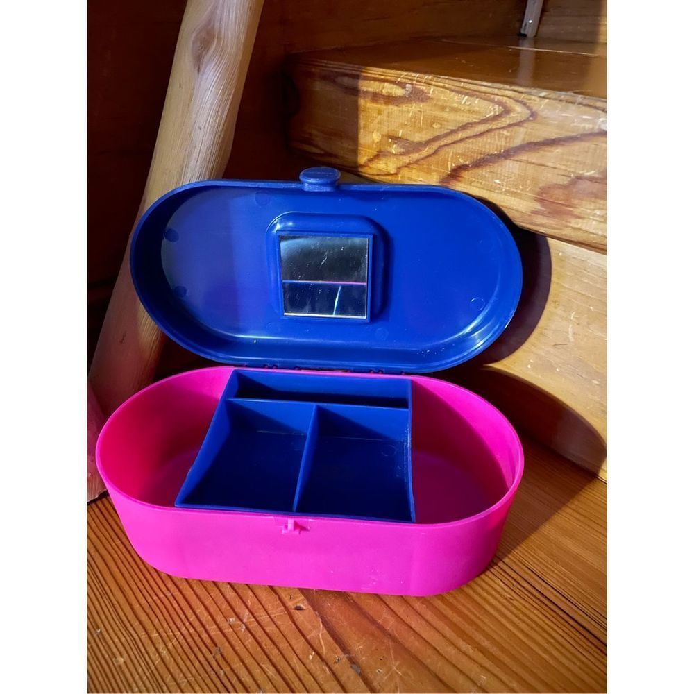 Caboodles Like Small Case Carry On Makeup Luggage Train With Mirror Drawers Box